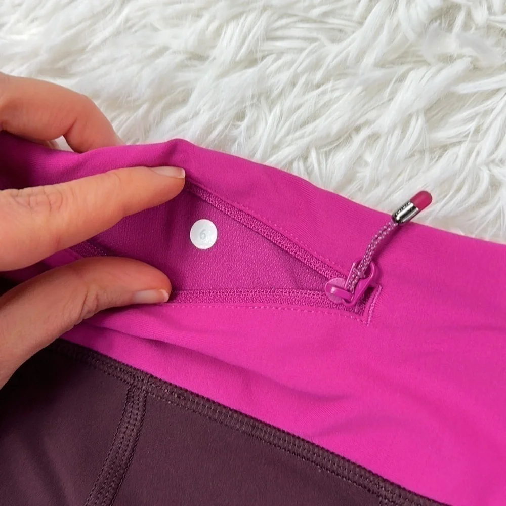 Lululemon Tight Stuff Crop Bordeaux Drama / Raspberry